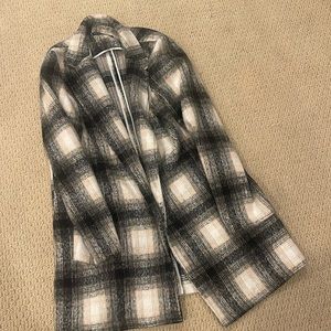 Plaid Coat Size Large